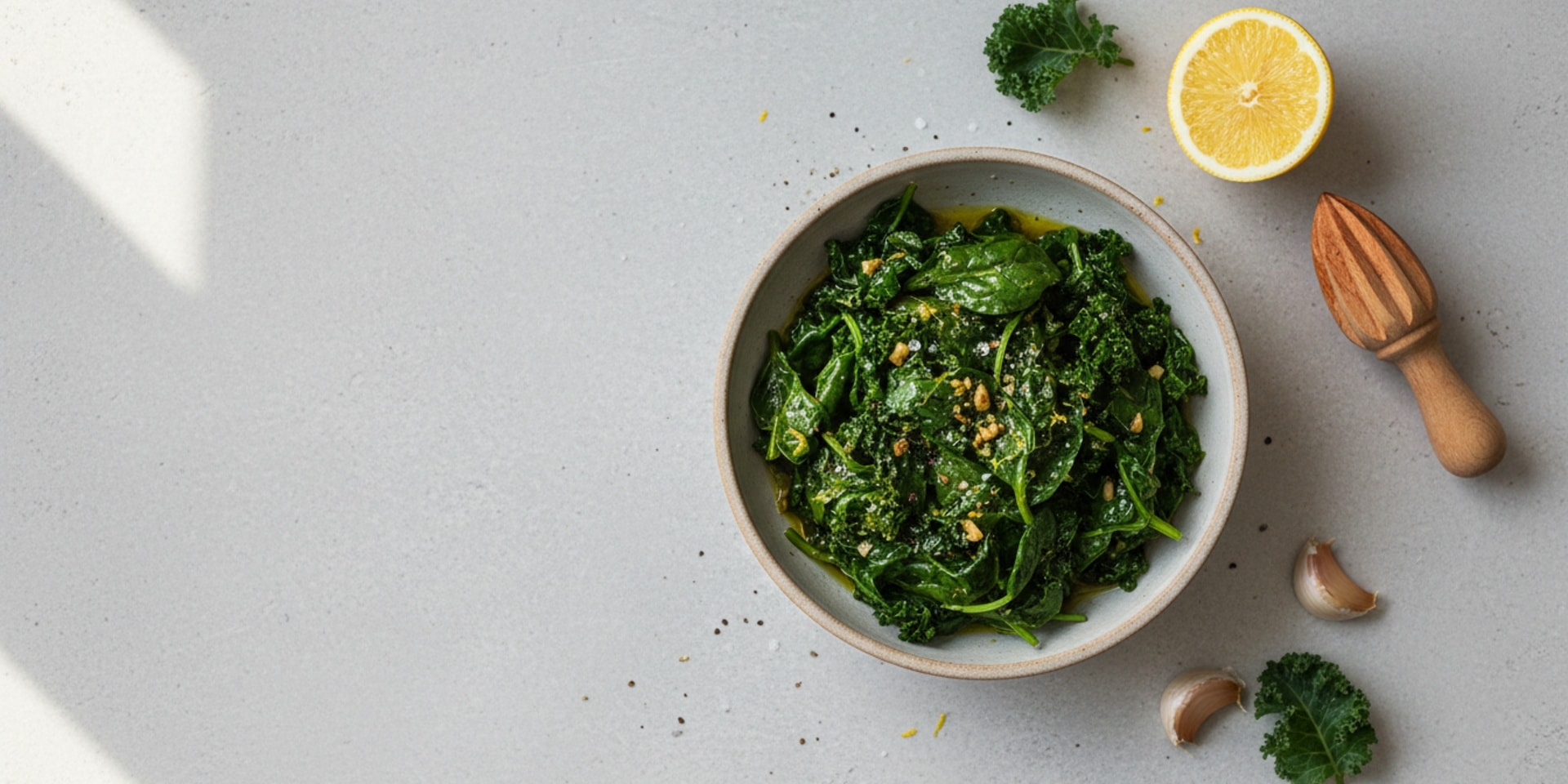 Garlic & Lemon Sautéed Greens