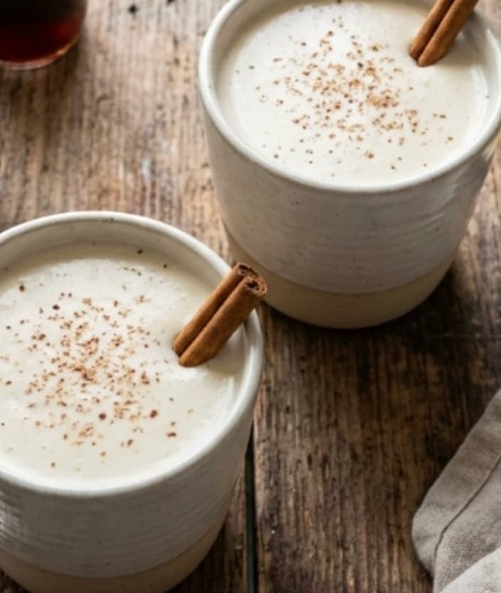 Cover image for Cashew Eggnog With Vanilla & Nutmeg
