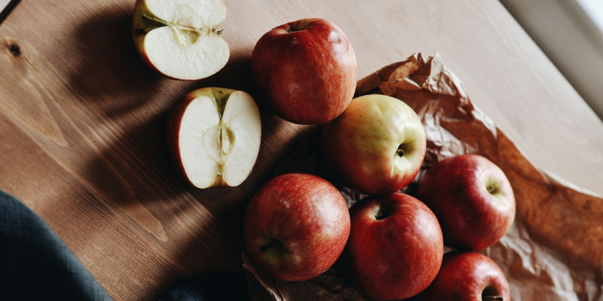 Apple, Walnut & Feta Salad With Maple-Mustard Dressing