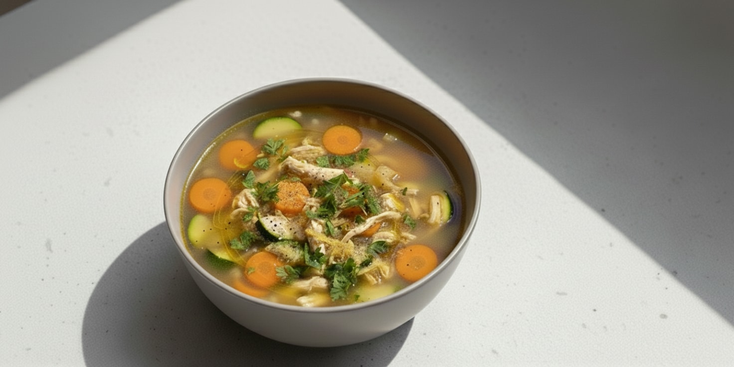 Turmeric Chicken & Vegetable Soup