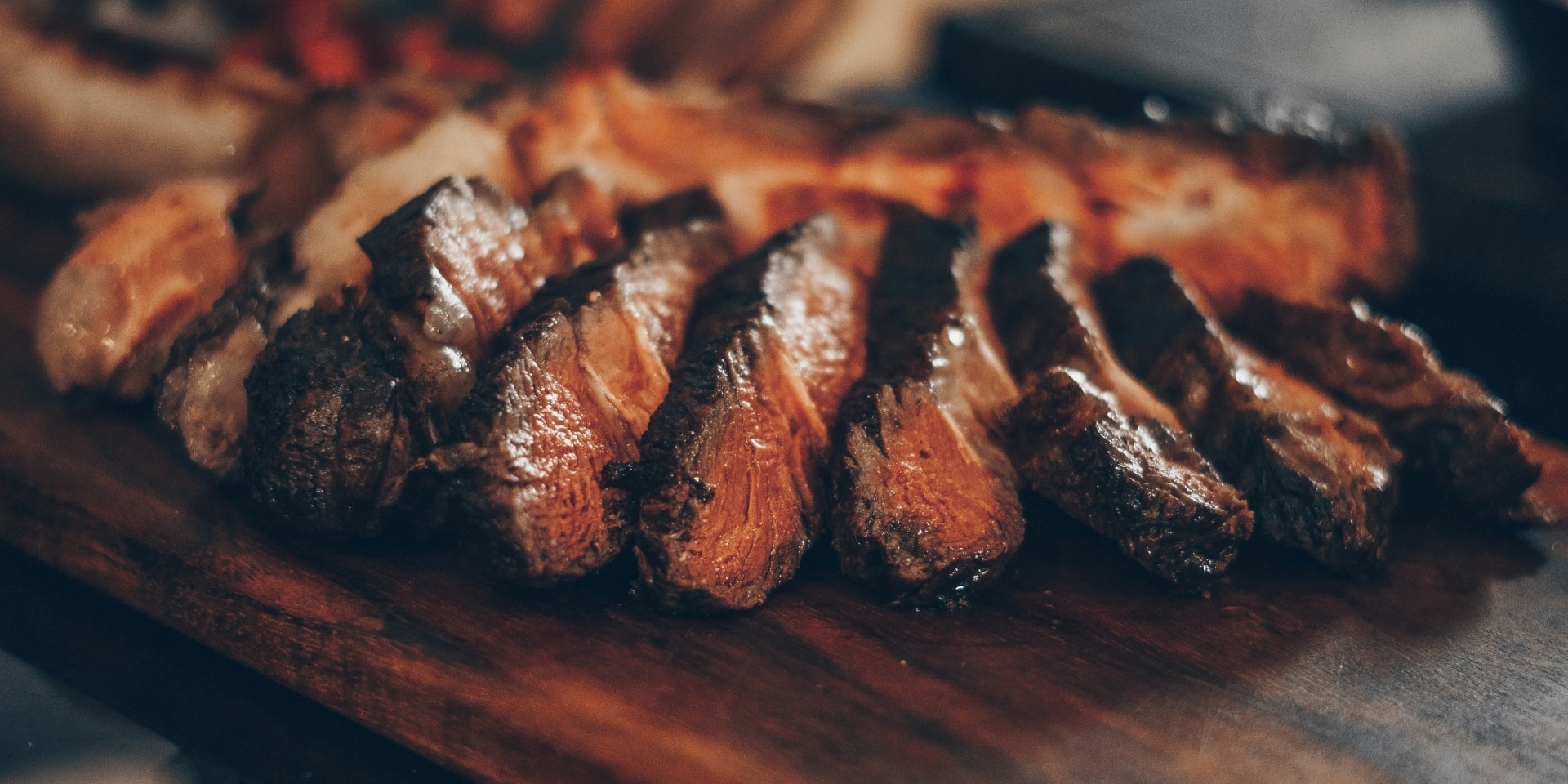 Rosemary & Garlic Grass-Fed Steak With Rocket & Walnut Salsa