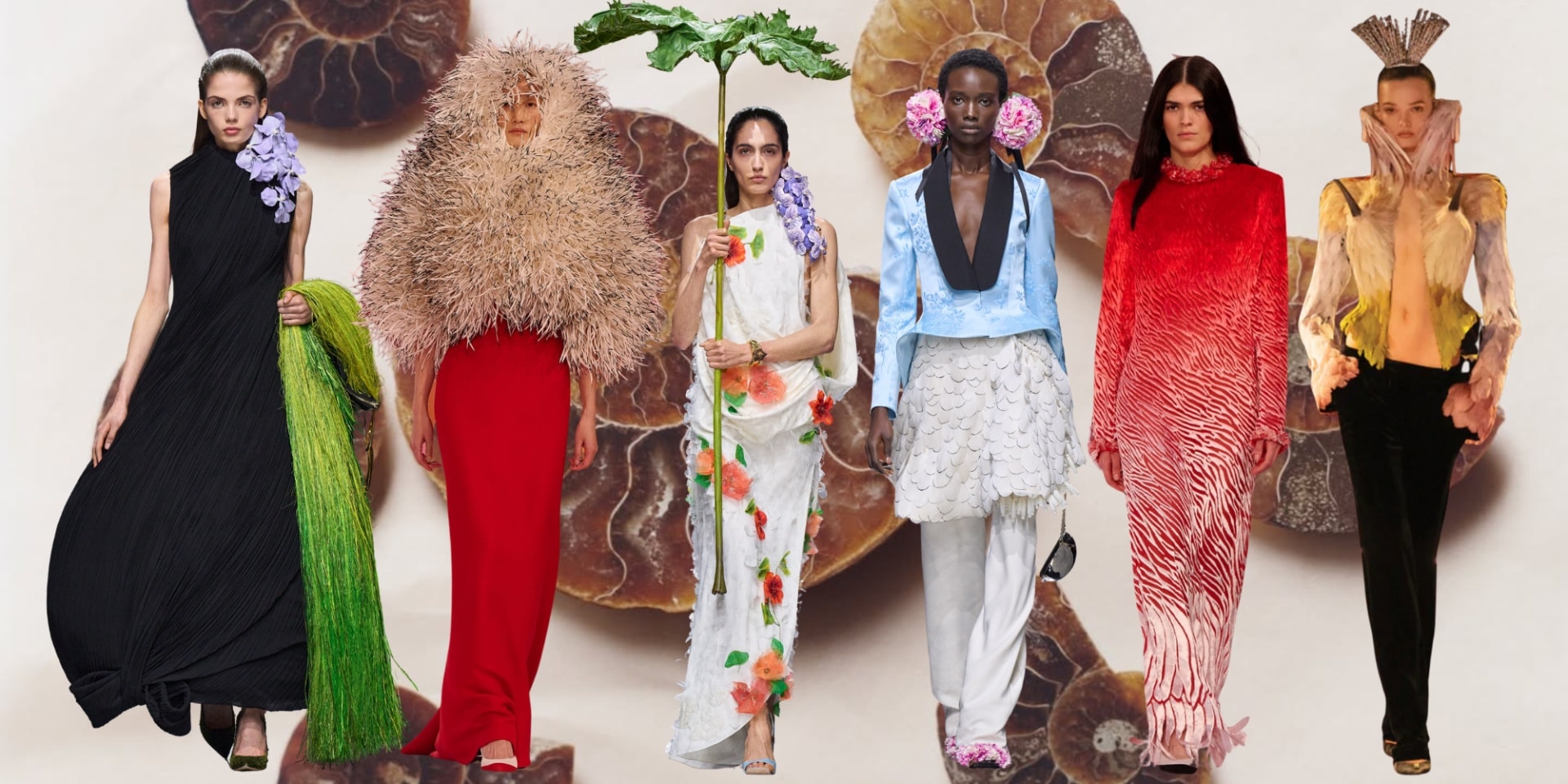 Birds, Botanicals and Meteorites: The Organic Inspirations Shaping Haute Couture