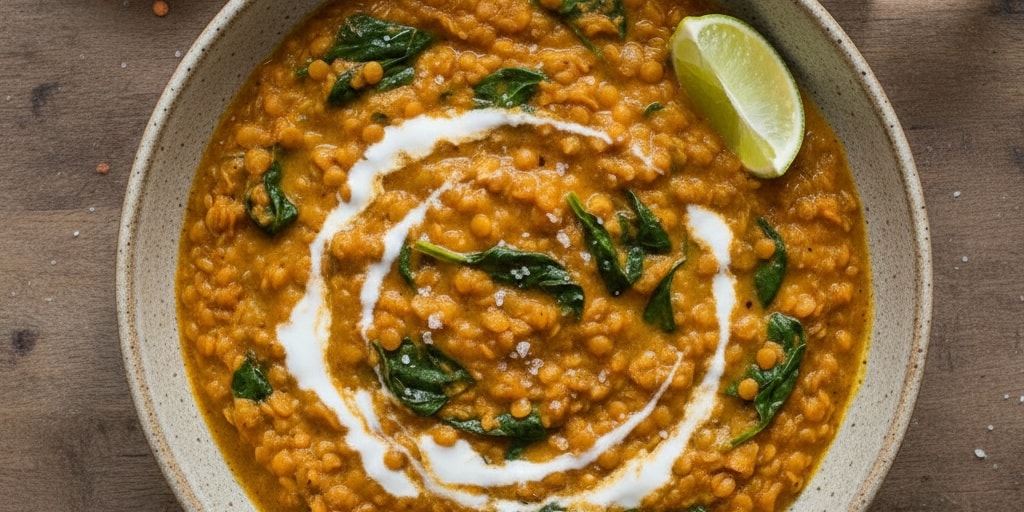 Coconut, Lentil & Spinach Dahl