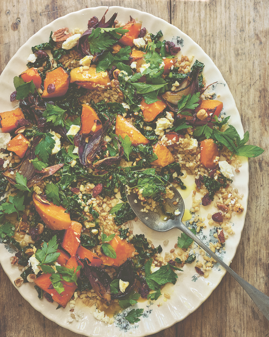 Clodagh McKenna Autumn grain salad