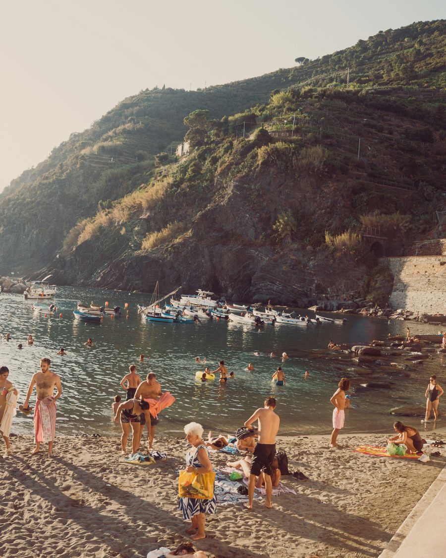 people on beach